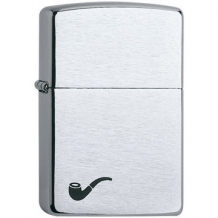 images/productimages/small/Zippo Chrome Brushed w Pipe De 1200008.jpg
